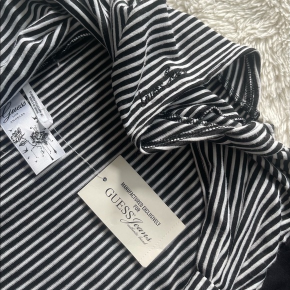 NWT Guess Fitted Mini Stiped Dress - Picture 5 of 8